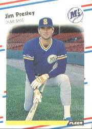 1988 Fleer Baseball Cards      385     Jim Presley